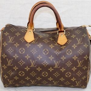LOUIS VUITTON Monogram speedy 30 handbag USA